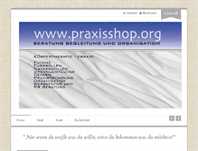 Tablet Screenshot of praxisshop.org